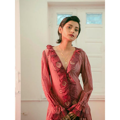 The Loom Art Hibiscus Love Maxi Dress