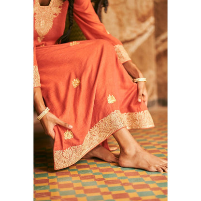 The Whole Nine Yards Sijh Orange Kaftan