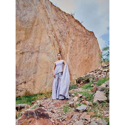 The Whole Nine Yards Avani One Shoulder Embellished Co-Ord (Set of 2)