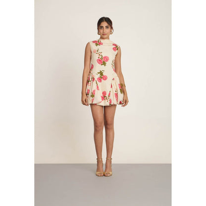 The Whole Nine Yards Ivory Alora Mini Dress