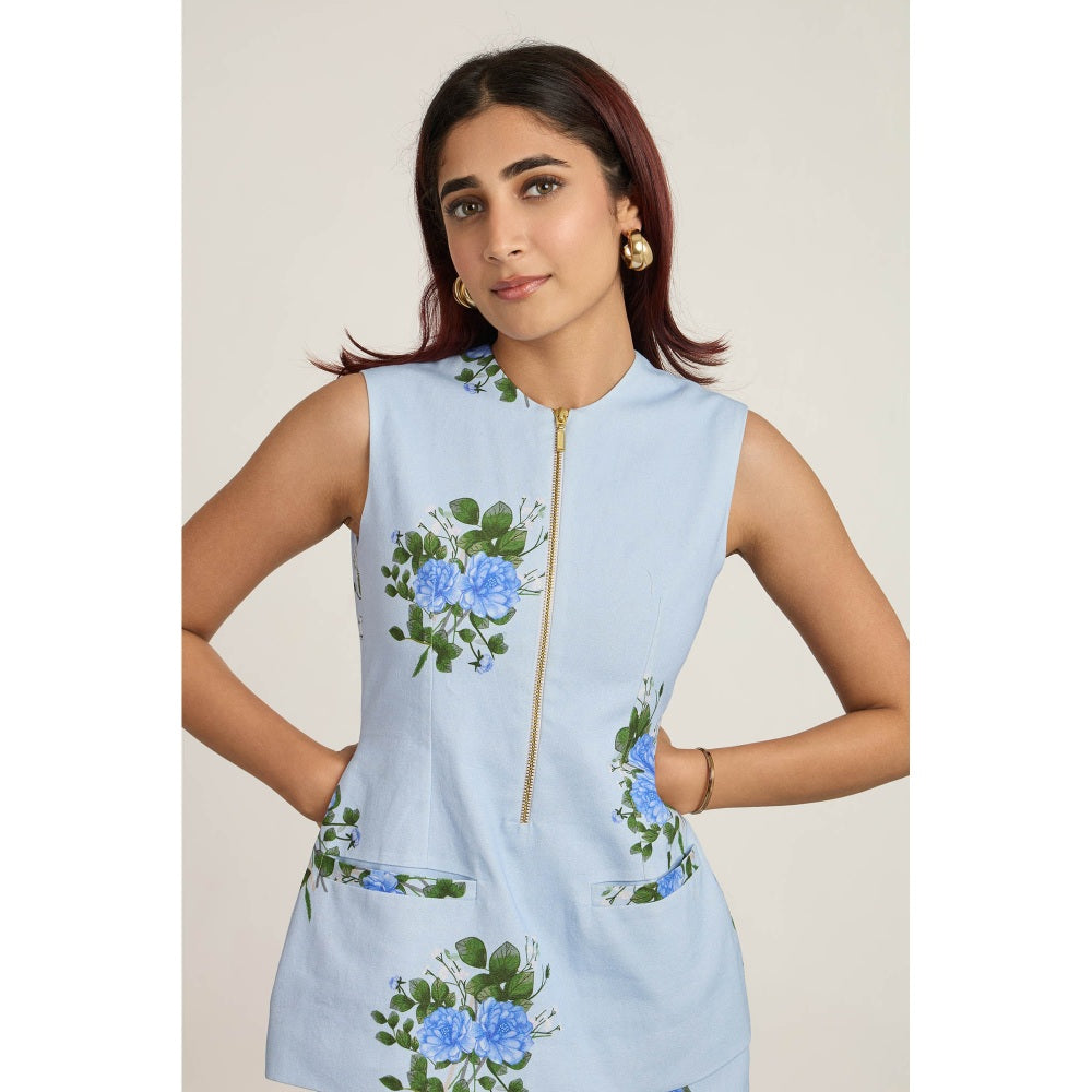 The Whole Nine Yards Light blue Mavi Co-Ord (Set of 2)