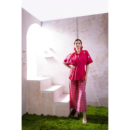 The White Tree Studio Uzuri Pink Top