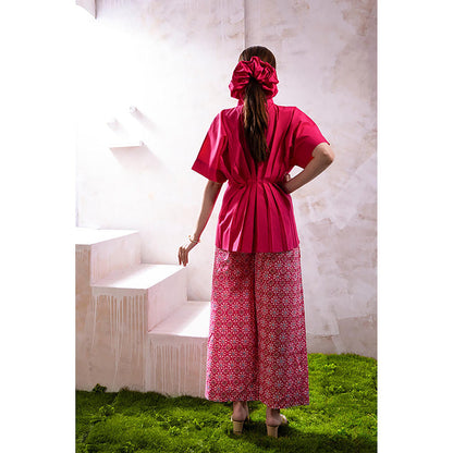 The White Tree Studio Uzuri Pink Top
