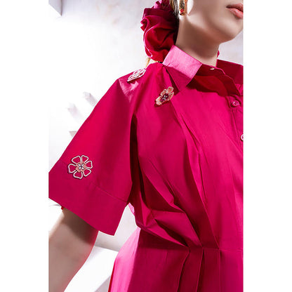The White Tree Studio Uzuri Pink Top
