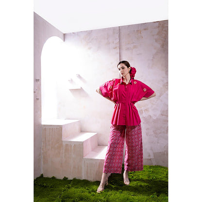 The White Tree Studio Uzuri Pink Top
