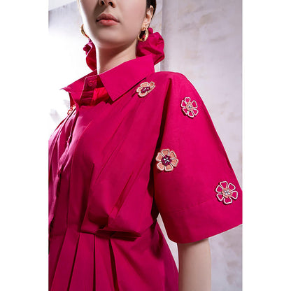 The White Tree Studio Uzuri Pink Top