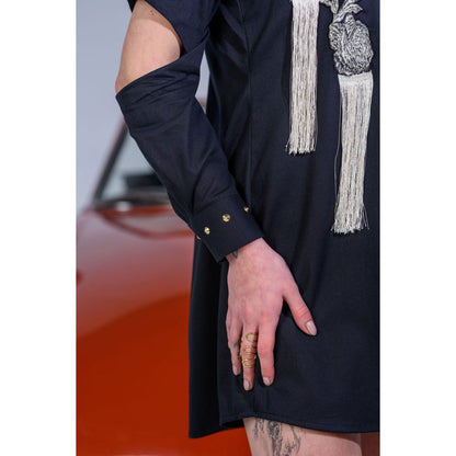 The Dramebaaz Company Twilight Button-Down Dress