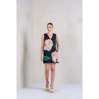 The Dramebaaz Company French Bloom Column Dress