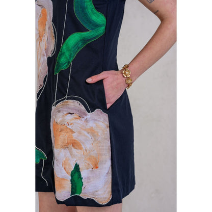 The Dramebaaz Company French Bloom Column Dress