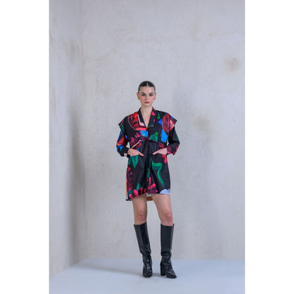 The Dramebaaz Company Aurora Daisy Shirt Dress