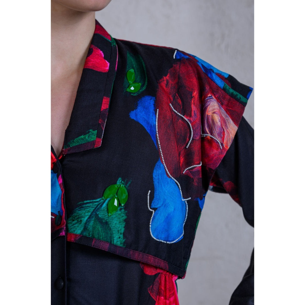 The Dramebaaz Company Aurora Daisy Shirt Dress