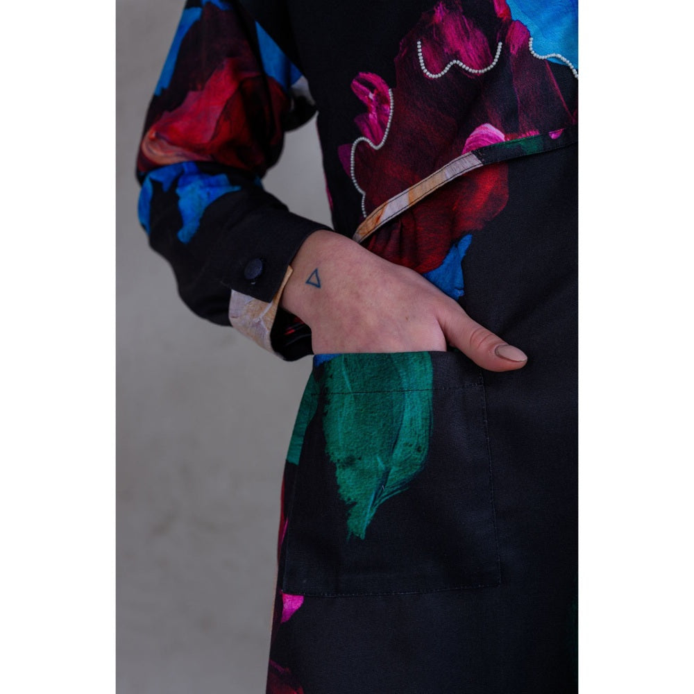 The Dramebaaz Company Aurora Daisy Shirt Dress