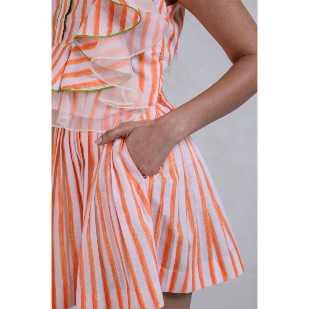 The Dramebaaz Company Tropical Twirl Skirt and Top (Set of 2)