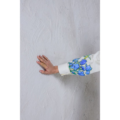 The Dramebaaz Company Floral Rhapsody Shirt Dress