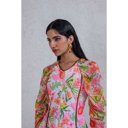 The Dramebaaz Company Galentines Godet Dress