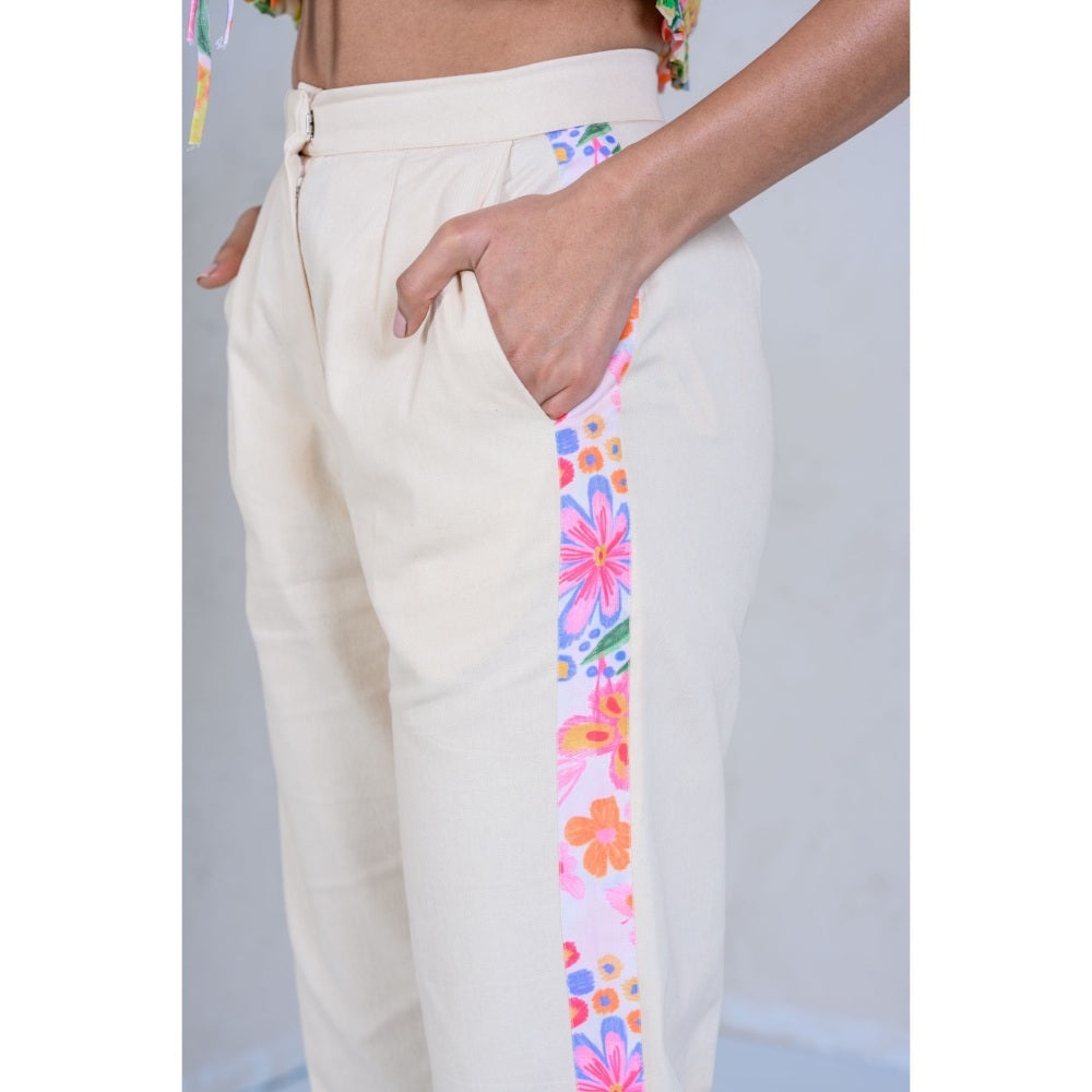 The Dramebaaz Company Fairy Floss Pant with Crop Top (Set of 2)