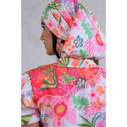 The Dramebaaz Company Moonlit Mimosa Blazer with Bustier and Shorts (Set of 3)