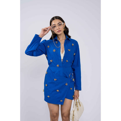 The Dramebaaz Company Eyes On Me Skirt with Shirt (Set of 2)
