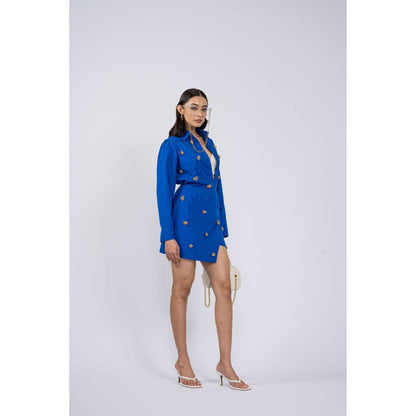 The Dramebaaz Company Eyes On Me Skirt with Shirt (Set of 2)