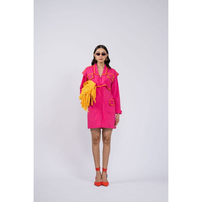 The Dramebaaz Company Pricilla Trench Dress