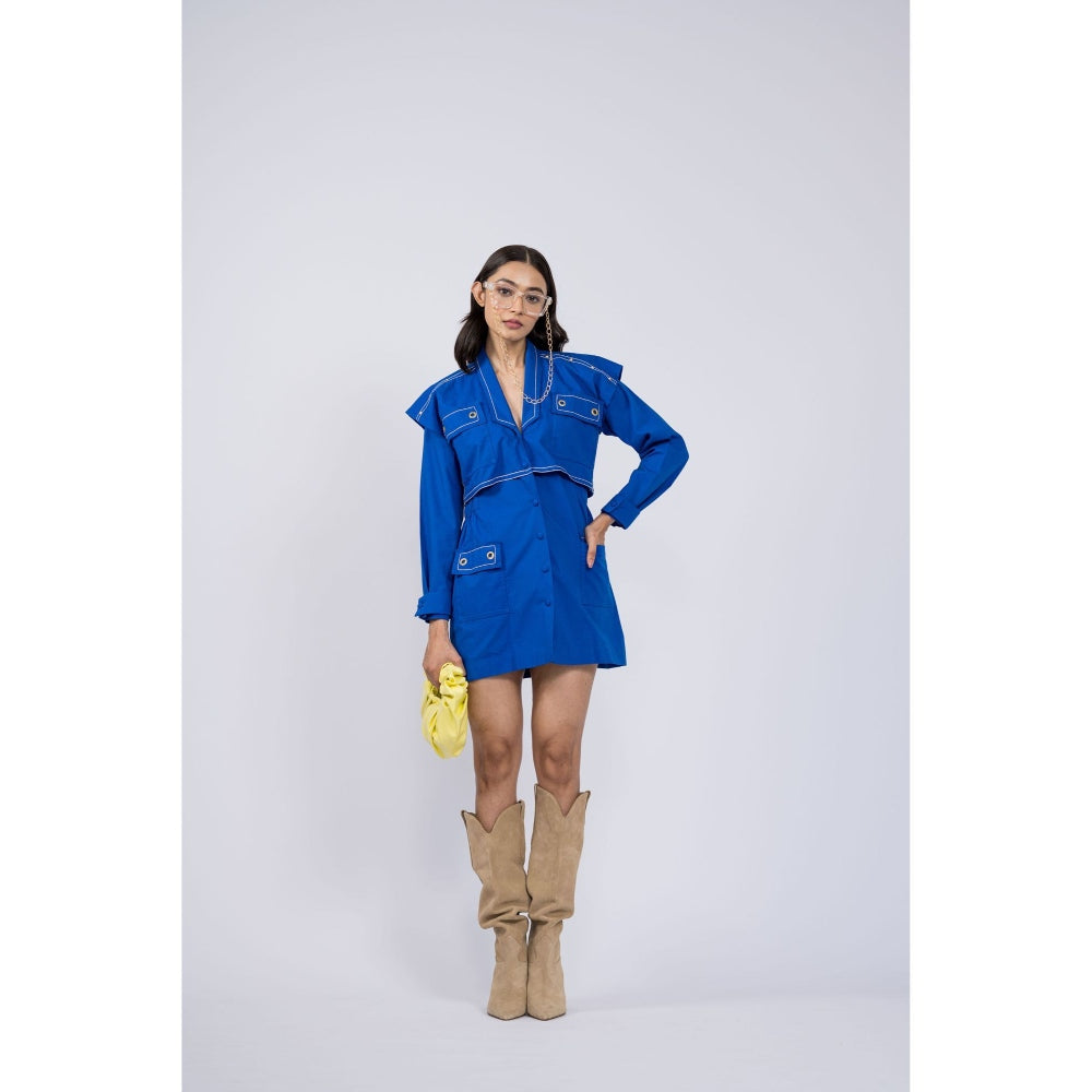 The Dramebaaz Company Eclectic Trench Dress