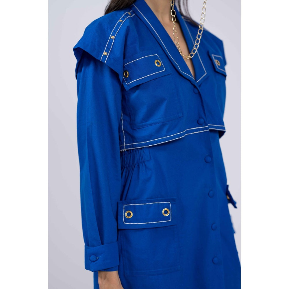 The Dramebaaz Company Eclectic Trench Dress
