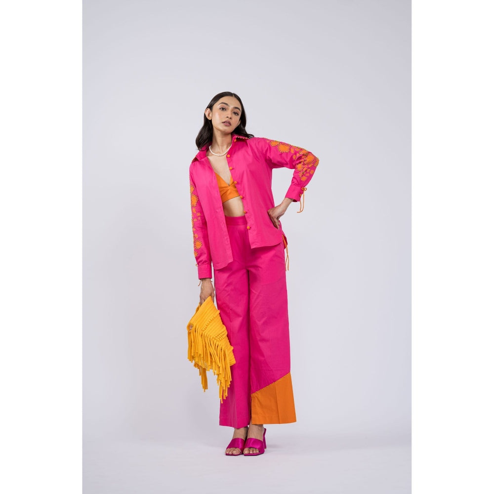 The Dramebaaz Company Pink Punch Co-Ord (Set of 2)