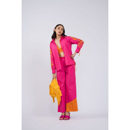 The Dramebaaz Company Pink Punch Co-Ord (Set of 2)