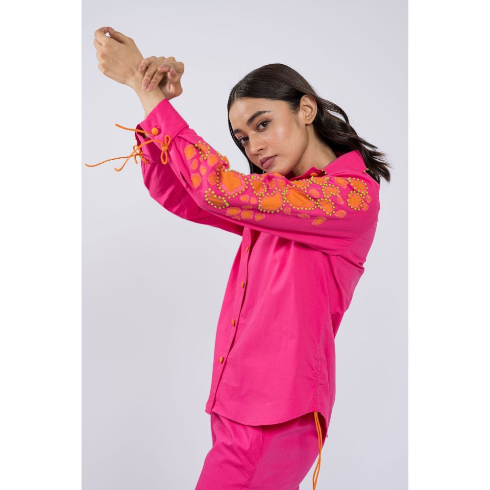 The Dramebaaz Company Pink Punch Co-Ord (Set of 2)
