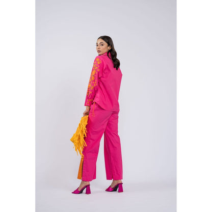 The Dramebaaz Company Pink Punch Co-Ord (Set of 2)