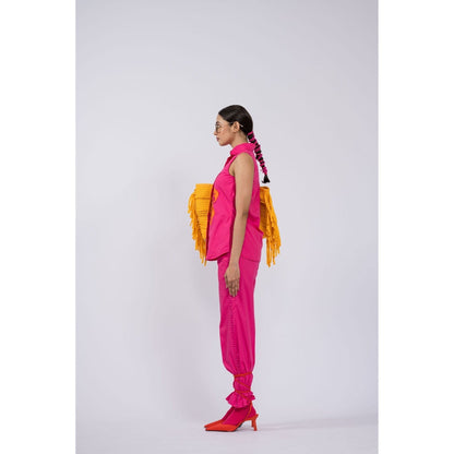 The Dramebaaz Company Blossom Haze Embellished Co-Ord (Set of 2)