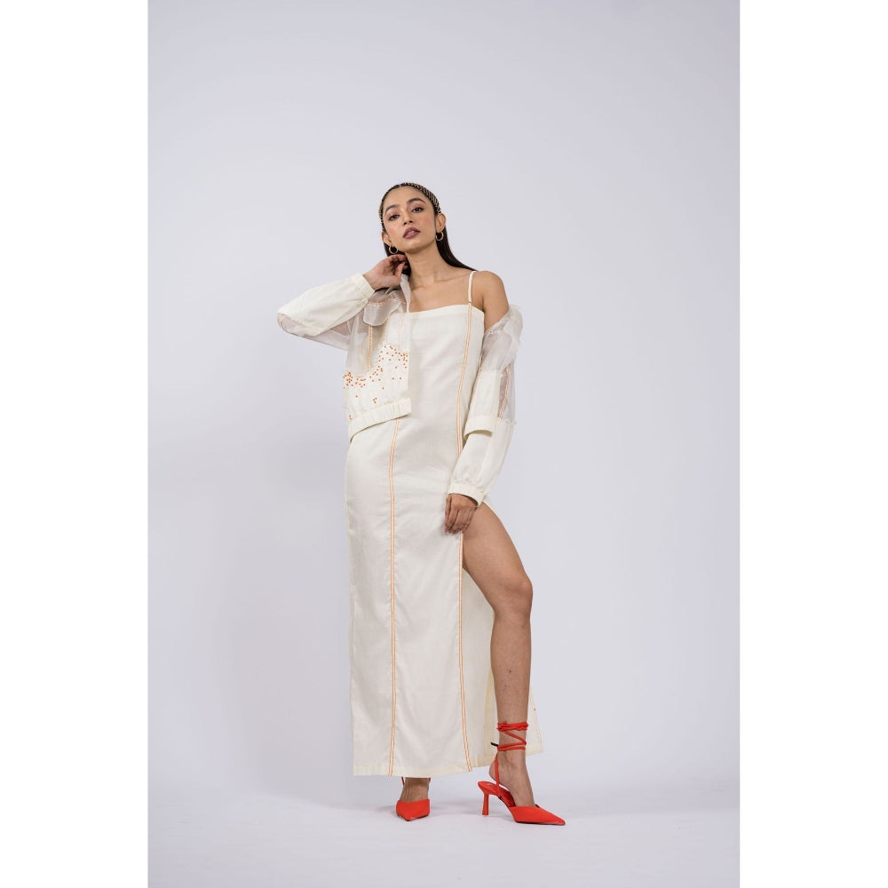 The Dramebaaz Company White Brie Jacket