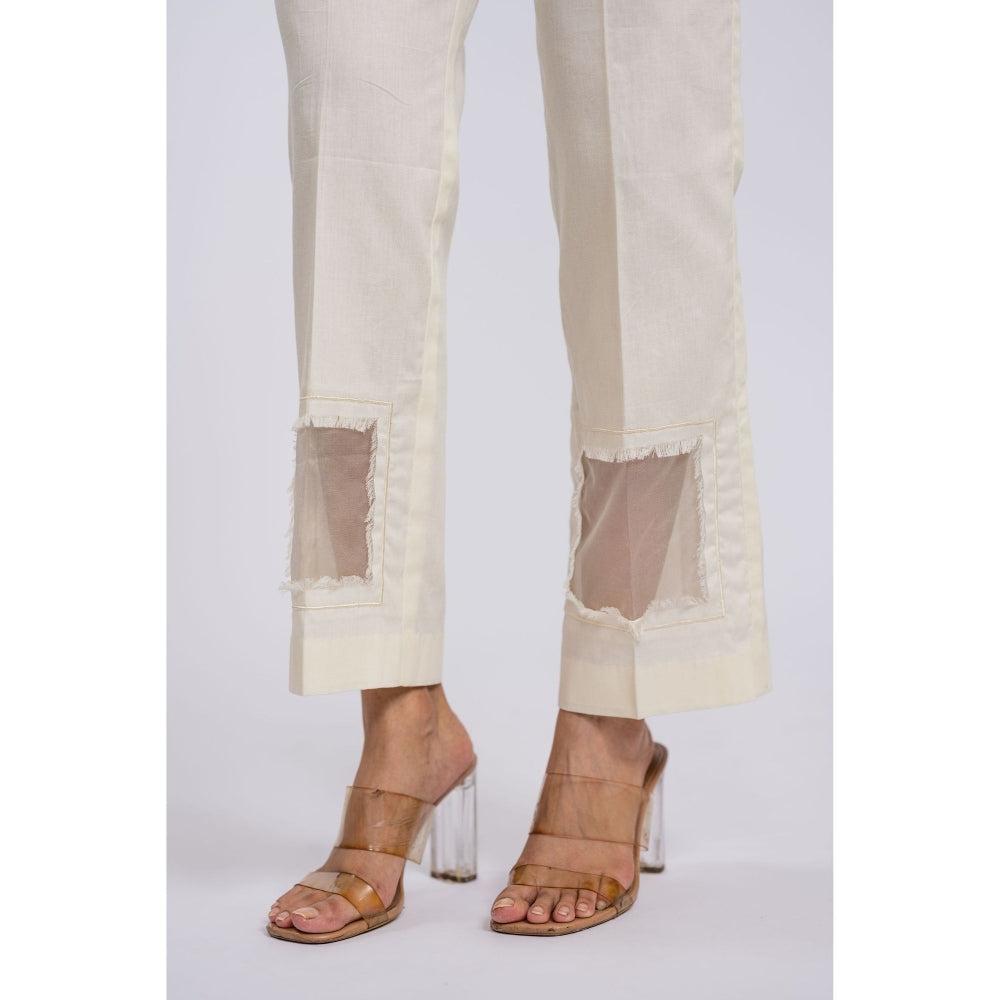 The Dramebaaz Company Pee-A-Boo Embellished Co-Ord (Set of 3)