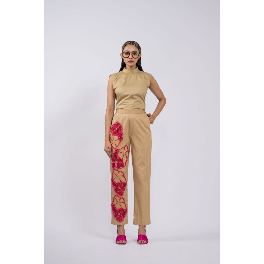 The Dramebaaz Company Petal Cascade Co-Ord (Set of 2)