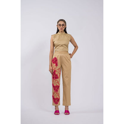 The Dramebaaz Company Petal Cascade Co-Ord (Set of 2)