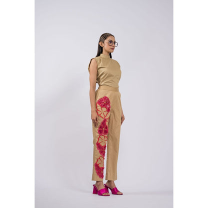 The Dramebaaz Company Petal Cascade Co-Ord (Set of 2)