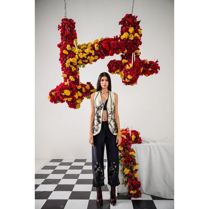 The Dramebaaz Company Ivory Whisper Waistcoat