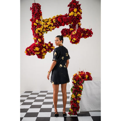 The Dramebaaz Company Vintage Drift Lbd Dress