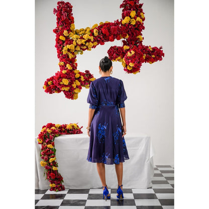 The Dramebaaz Company Admiral Sun Zipper Closure Dress