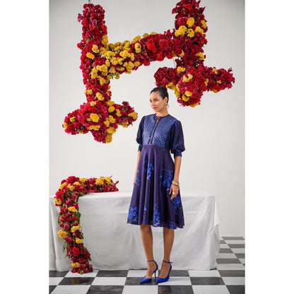 The Dramebaaz Company Admiral Sun Zipper Closure Dress