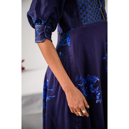 The Dramebaaz Company Admiral Sun Zipper Closure Dress