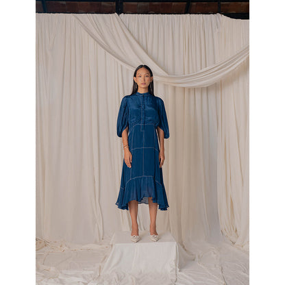 The Burnt Toast Teal Stitch Dress