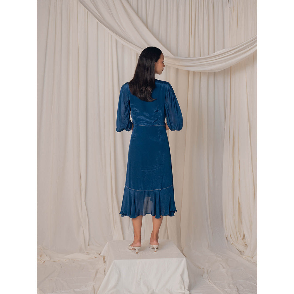 The Burnt Toast Teal Stitch Dress