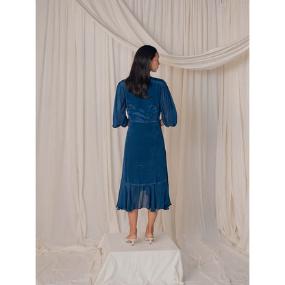 The Burnt Toast Teal Stitch Dress