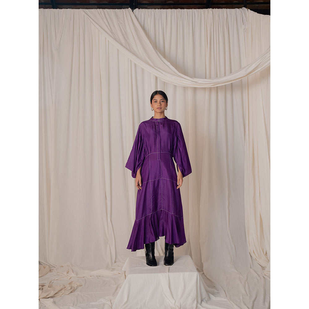 The Burnt Toast Purple Stitch Dress