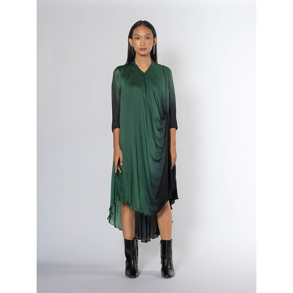 The Burnt Toast Green Midi Dress