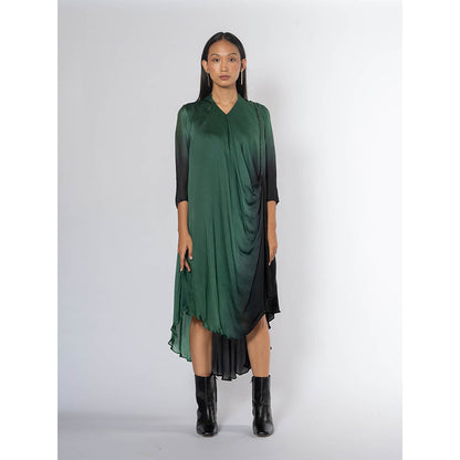 The Burnt Toast Green Midi Dress