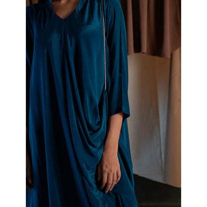 The Burnt Toast Blue Midi Dress