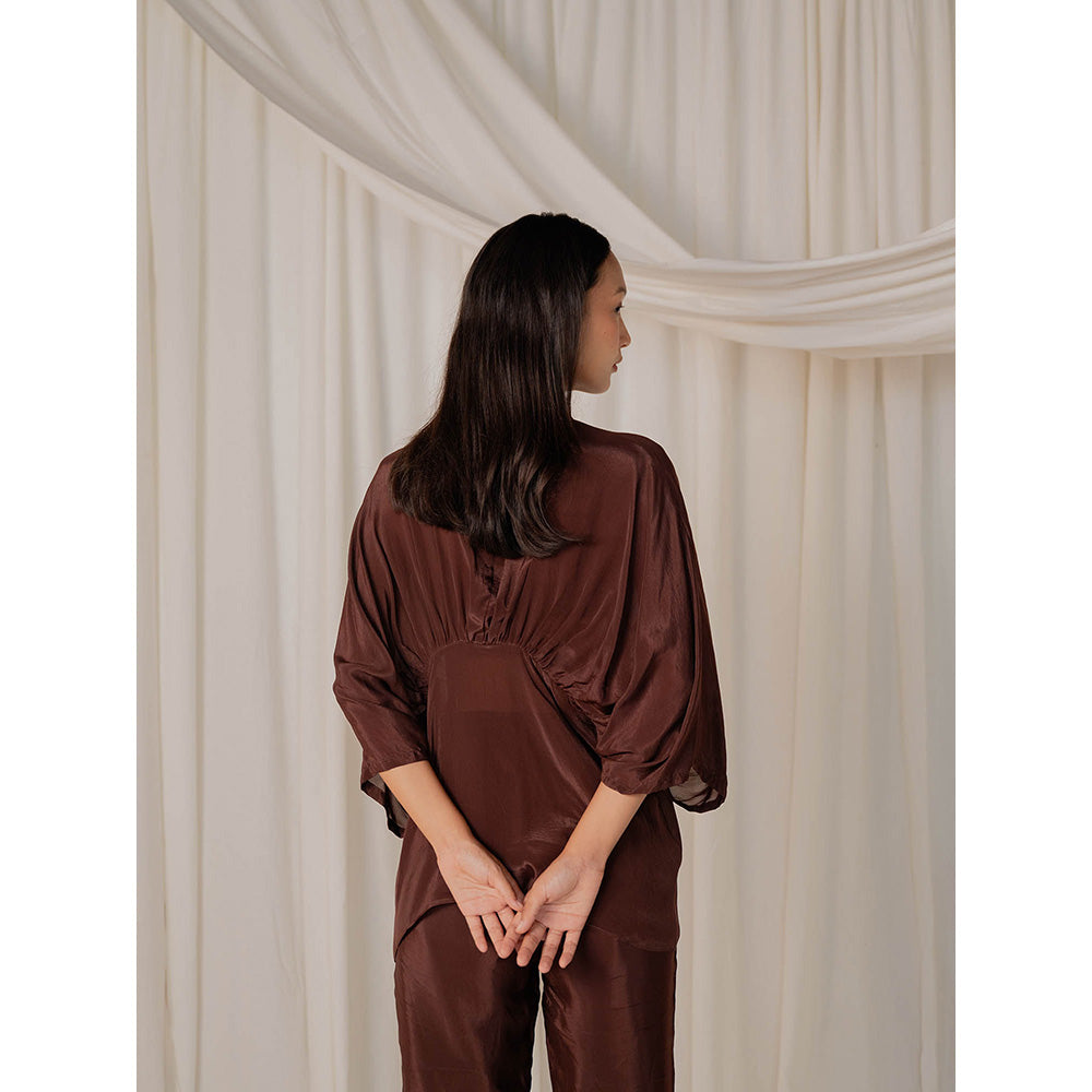 The Burnt Toast Brown Gather Shirt