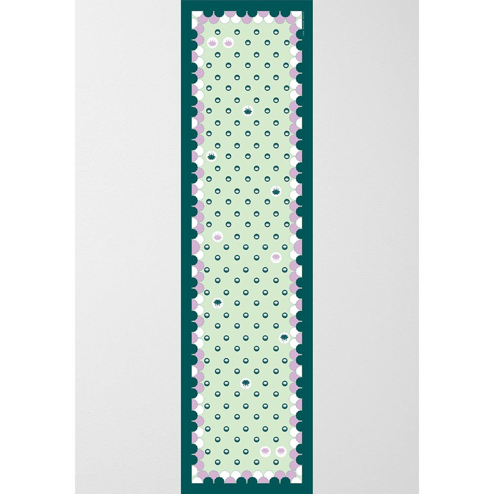 Thee Modern Roots Women The Floating Garden Silk Stole Green